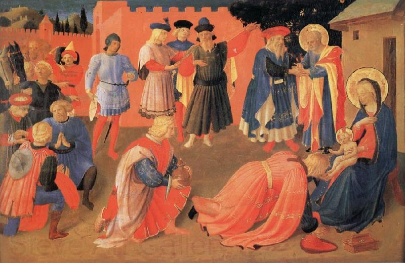 Fra Angelico The Adoration of the Magi Norge oil painting art